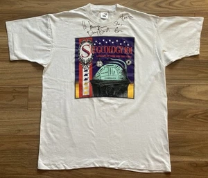 RARE 1993 DOUG AND THE SLUGS SLUGCOLOGY 101 AUTOGRAPH SIGNED BAND T SHIRT XL - Picture 1 of 7