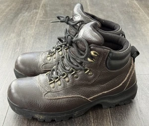 Vintage Nike ACG Kelso braun Leder Wanderschuhe All-Trac 865038-201 Herren Gr. 9 Y2K - Bild 1 von 16