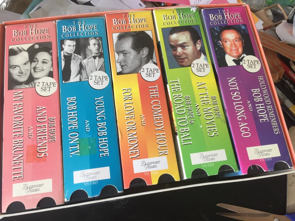 BOB HOPE--10 MOVIE VHS BOX SET ! - Image 1 of 1