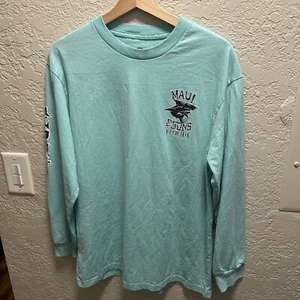 Maui and Sons Florida Graphic Print Long Sleeve T- Shirt Large Outdoors Beach - Picture 1 of 15