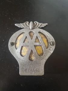 AA Car Badge Vintage 1950's - FREE POST - Picture 1 of 1