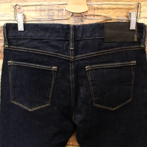 Buck Mason Maverick Slim Mens Denim Jeans Size 31 Button Stretch - Picture 1 of 12
