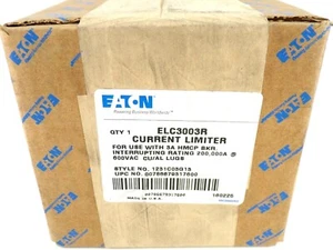 SEALED Eaton ELC3003R Current Limiter Assembly, Molded Case, 3-Pole, 3Amp, 600V - Picture 1 of 5