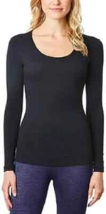 Scoop nuovo con etichette 32 gradi calore donna strato base manica lunga collo taglia L $30 6C124 - Foto 1 di 1