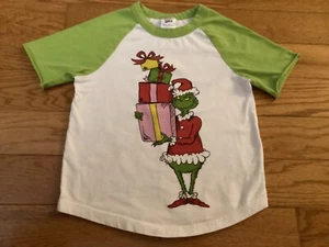 HANNA ANDERSSON "GRINCH" Boy 5 (110) Raglan Shortsleeve T-Shirt - Picture 1 of 13
