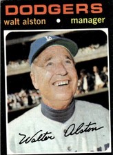 1971 Topps Walt Alston Los Angeles Dodgers #567
