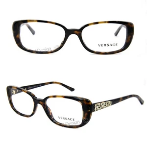 VERSACE MOD.3178-B 944 Crystal Tortoise size 51/16/135 Made in Italy Eyeglasses - Picture 1 of 8