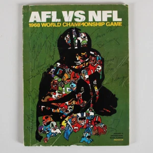 1968 Green Bay Packers Team Signed Program Super Bowl II Henry Jordan, Forres... - Picture 1 of 8