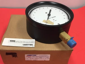 AMETEK - P/N-1404/132579- Pressure-Test Gauge-30 PSI - 6-1/2"Face, 1/2"NPT - NEW - Picture 1 of 6