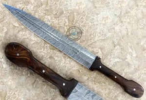 21.50" Custom Hand made Awesome Damascus Steel Massive Swiss Dagger Knife (2546) - Picture 1 of 5