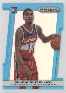 2013-14 Panini Prizm Light Blue Prizm Die-Cut /199 Glen Rice Jr #266 Rookie RC