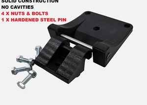Alloy Tray Hinge For Triple M Hilux Ranger Ute Truck Quick Lock AU Made No Logo - Picture 1 of 23