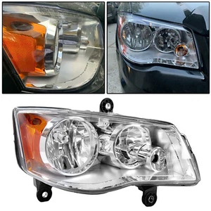 Passenger Side For 08-16 Chrysler Town & Country 11-20 Grand Caravan Headlight - Picture 1 of 13