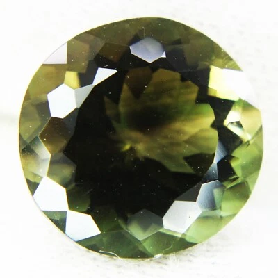 12-13 Ct Round Shape Natural Demantoid Garnet Loose Gemstone - Image 1 of 4