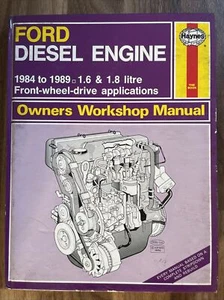 Ford Diesel Engine (1984 To 1989) Haynes Owners Manual 1172 Fiesta Escort Orion - Picture 1 of 3