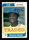 1974 Baseball Topps Traded Felipe Alou Milwaukee Brewers #485T 10