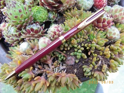 * ANCIEN STYLO BILLE WATERMAN CF  LAQUE BURGUNDY NEUF DE STOCK  - Photo 1/4