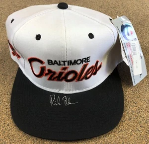 VINTAGE NEW BALTIMORE ORIOLES GENUINE SPORTS SPECIALTIES SCRIPT SNAPBACK HAT - Picture 1 of 5