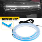 70" Car White LED Hood Light Strip Flexible Daytime Running Light For Car Truck