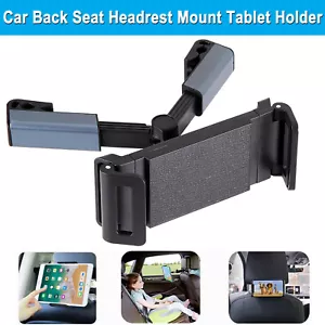 Car Back Seat Headrest Holder Mount 360° For iPad Tablet Phone Samsung Universal - Picture 1 of 12