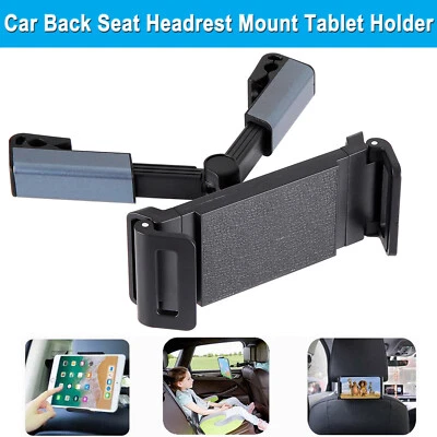 Car Back Seat Headrest Holder Mount 360° For iPad Tablet Phone Samsung Universal - Image 1 of 4