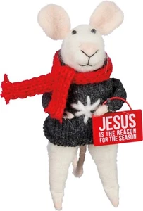 Critter For the Season Mouse Holiday Christmas Home Decor Primitives by Kathy - Picture 1 of 2