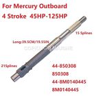 Propeller Shaft For Mercury MerCruiser outboard Engine Motor 40-125 HP 44-850308