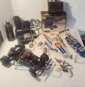 Vintage Original Tamiya Hornet 1/10 RC Buggy bundle trinity grass hopper 1980's - Picture 1 of 20