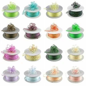 1/8" x 50 yardas TIRAR CINTA de organza de cuerda para bodas favores arcos decoraciones - Imagen 1 de 20