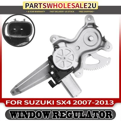 Rear Left Window Regulator with Motor for Suzuki SX4 2007-2013 Hatchback Sedan - Image 1 of 4