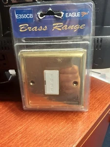 EAGLE E350CB  BRASS FUSE 13 AMP PLATE - Picture 1 of 2