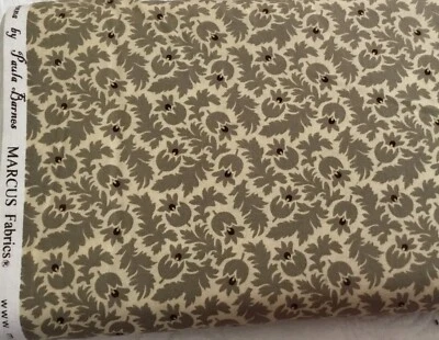 "Bordeaux & Sienna" by Paula Barnes for Marcus Fabrics Quilting Sew Sold BTY - Image 1 of 3