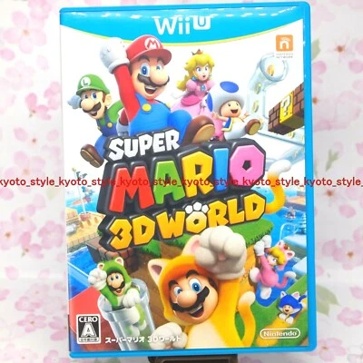 USED Wii U Super Mario 3D World 21269 JAPAN IMPORT - Image 1 of 4