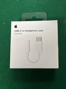 APPLE USB-C auf Kopfhörer Klinke Adapter Audio AUX 3,5mm Kabel AUTHENTISCH AN - Bild 1 von 2
