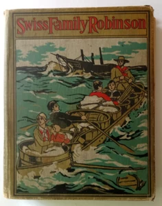 1899 The Swiss Family Robinson Henry Altemus Library Hard Cover 124 y + old book - Bild 1 von 9