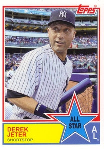 2013 Topps Archives 1983 All-Stars #DJ Derek Jeter - NM-MT