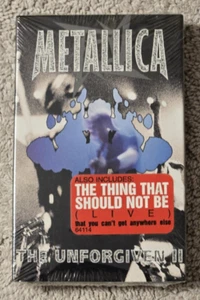 NEW ~ METALLICA - THE UNFORGIVEN II - CASSETTE / TAPE SINGLE /w STICKER - 1997 - Picture 1 of 4