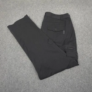 Kathmandu Pants Womens 18 Black Straight Cargo Pockets Outdoor Hiking Size 18 - Picture 1 of 10