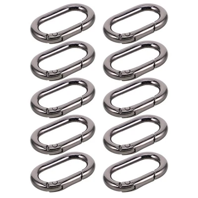 10 Pcs Oval Snap Making Hardware Accessories for Handbags - Bild 1 von 4