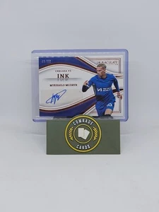 Mykhailo Mudryk (Chelsea) 45/99 Autographed Card Immaculate 2023-2024 - Picture 1 of 2