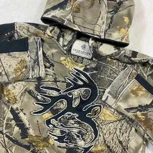 Legendary Whitetails Camo Hoodie Pullover Deer Logo Youth Size M (10/12) - Picture 1 of 11