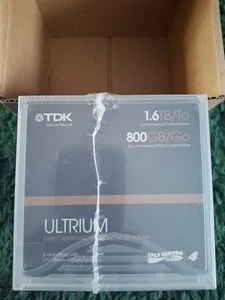 5 TDK LTO Ultrium 4 Gen 4 800GB / 1.6TB Data Cartridges SEALED - Photo 1/2