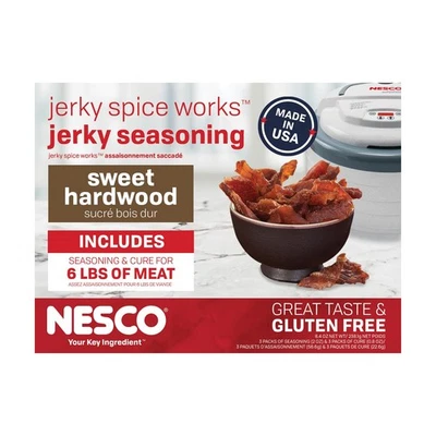 Jerky Spice Works 3 Pack - Sweet Hardwood Flavor Beef Jerky Seasoning By Nesco - Image 1 of 4