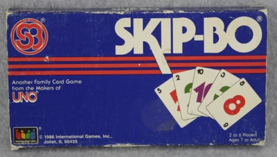 Vintage Mattel Skip-Bo Card Game 1986 Cards Instruction Complete FREE SHIP - Image 1 of 4