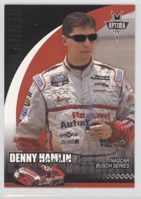 2006 Press Pass Optima NASCAR Busch Series Denny Hamlin #37 - Image 1 of 2