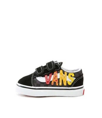 VANS Old Skool Niño Pequeño Logo Llama Niño Pequeño Gancho y Lazo Tenis Zapatos Foto 1 de 4