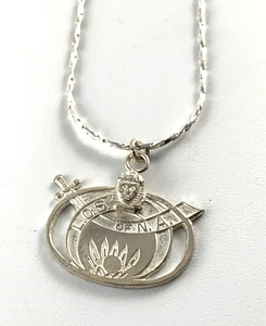 Orientalisches Damenheiligtum Nr. Amerika Halskette | Sterlingsilber | 16,5" | Neu aus altem Lagerbestand - Bild 1 von 4