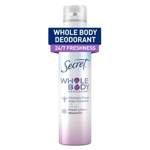 Whole Body Deodorant Spray for Women Lilac & Waterlily Scent Aluminum Free De... - Picture 1 of 8