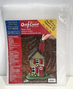 Quick Count Plastic Canvas 7 Mesh 12pk Clear 10.5x13.5" Arts & Crafts NEW Flaw - Picture 1 of 6