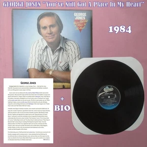 George Jones LP 1984 "You've Still Got A Place In My Heart" ♫ Good Condition - Picture 1 of 7